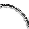 Weld Double Beadlock Ring 15in. / 18-Hole M/T Scallop Alpha 1 1 Ring - Black