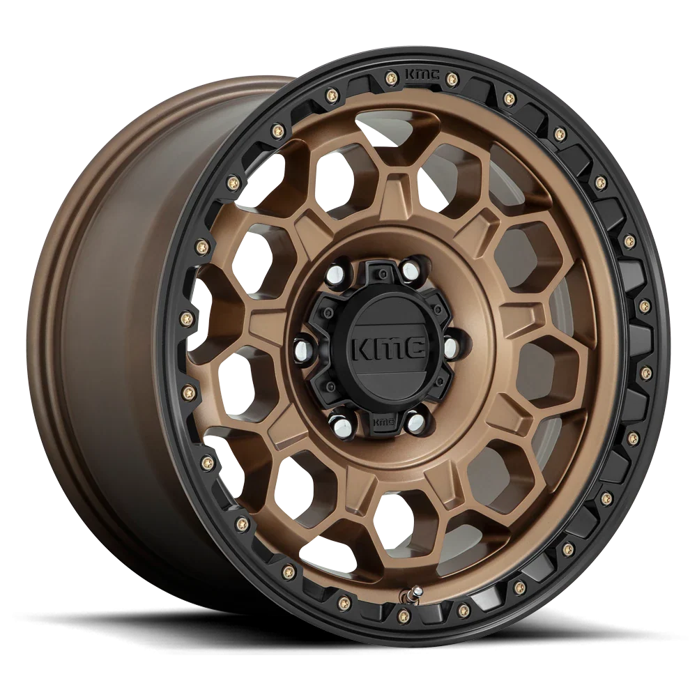 TREK 17x9 6x139.70 MATTE BRONZE W/ BLACK LIP (12 mm)