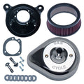 S&S Cycle 17-23 M8 Models Lava Chrome Stealth Mini Teardrop Air Cleaner Kit