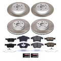 Power Stop 17-20 Ford Fusion Front and Rear Semi-Coated Rotor Kit