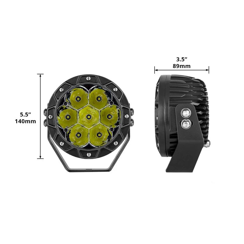 5.75in Laser Headlight with H/L Beam and DRL