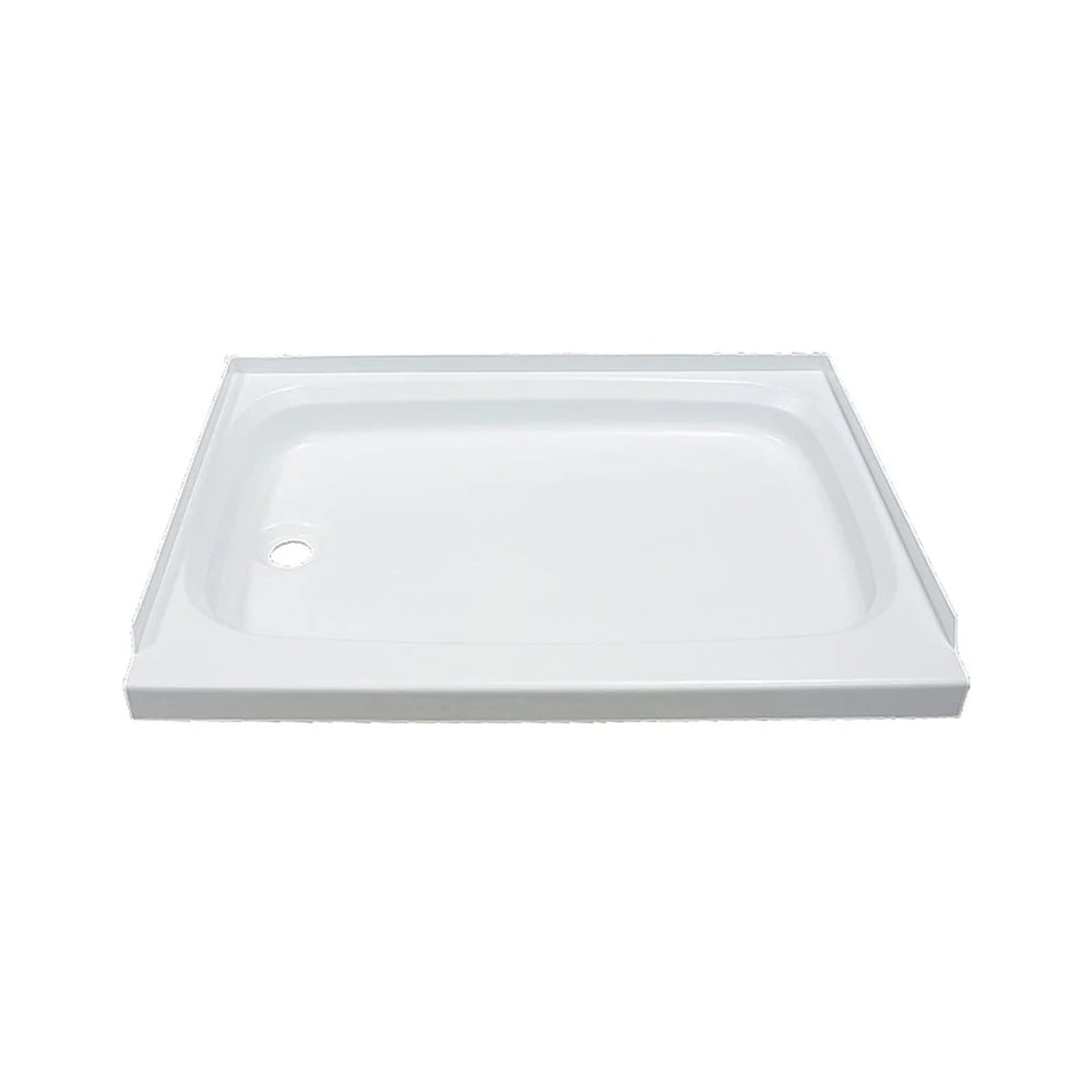 24IN X 36IN SHOWER PAN; LEFT DRAIN WHITE