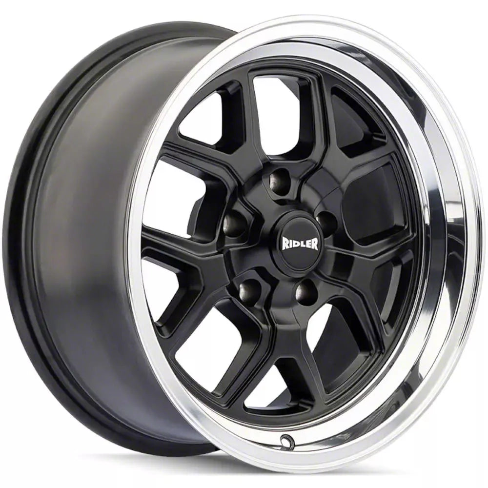 RIDLER 610 MATTE BLACK POLISHED 20X10 5-120.65 0MM 83.82MM