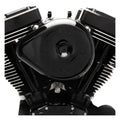 S&S Cycle 08-16 Touring Stock Bore Throttle By Wire Teardrop Air Cleaner Kit - Chrome