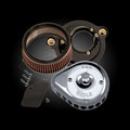 S&S Cycle 01-15 Fuel-Injected Softail Models Stealth Air Cleaner Kit w/ Chrome Mini Teardrop Cover