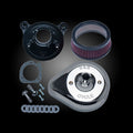 S&S Cycle 08-17 Touring/16-17 Softails Models Stealth Air Cleaner Kit w/ Chrome Teardrop Cover