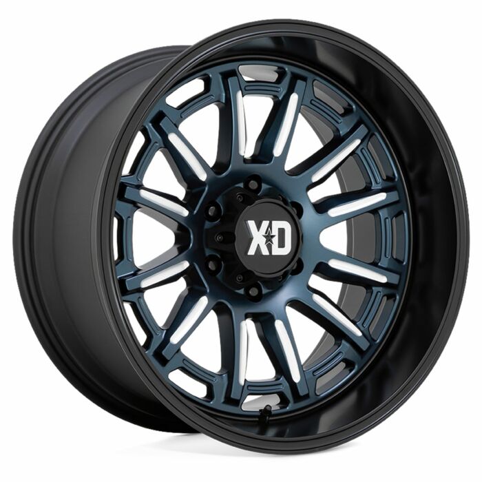 PHOENIX 20X9 6X5.5 00MM METALLIC BLUE MILLED W/ BLACK LIP