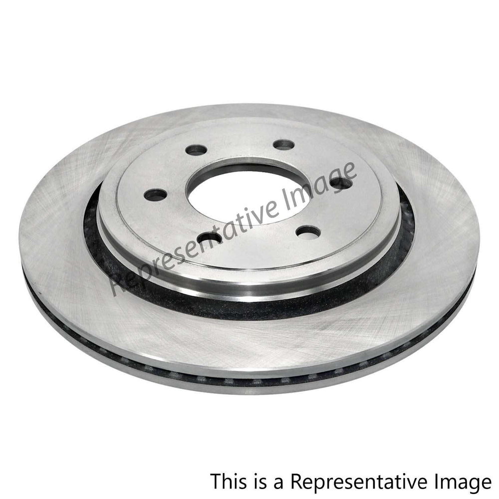 R1 95-04 Ford E-350 Econoline Front Right Drilled & Slotted Black Brake Rotor