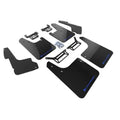 1219 4RUNNER BASE/LIMITED/TRD PRO (EX NIGHTSHADE) BLACK MUD FLAP/BLUE LOGO
