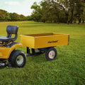 12CUFT STEEL DUMP CART1000LBS CAPACITYBLACK