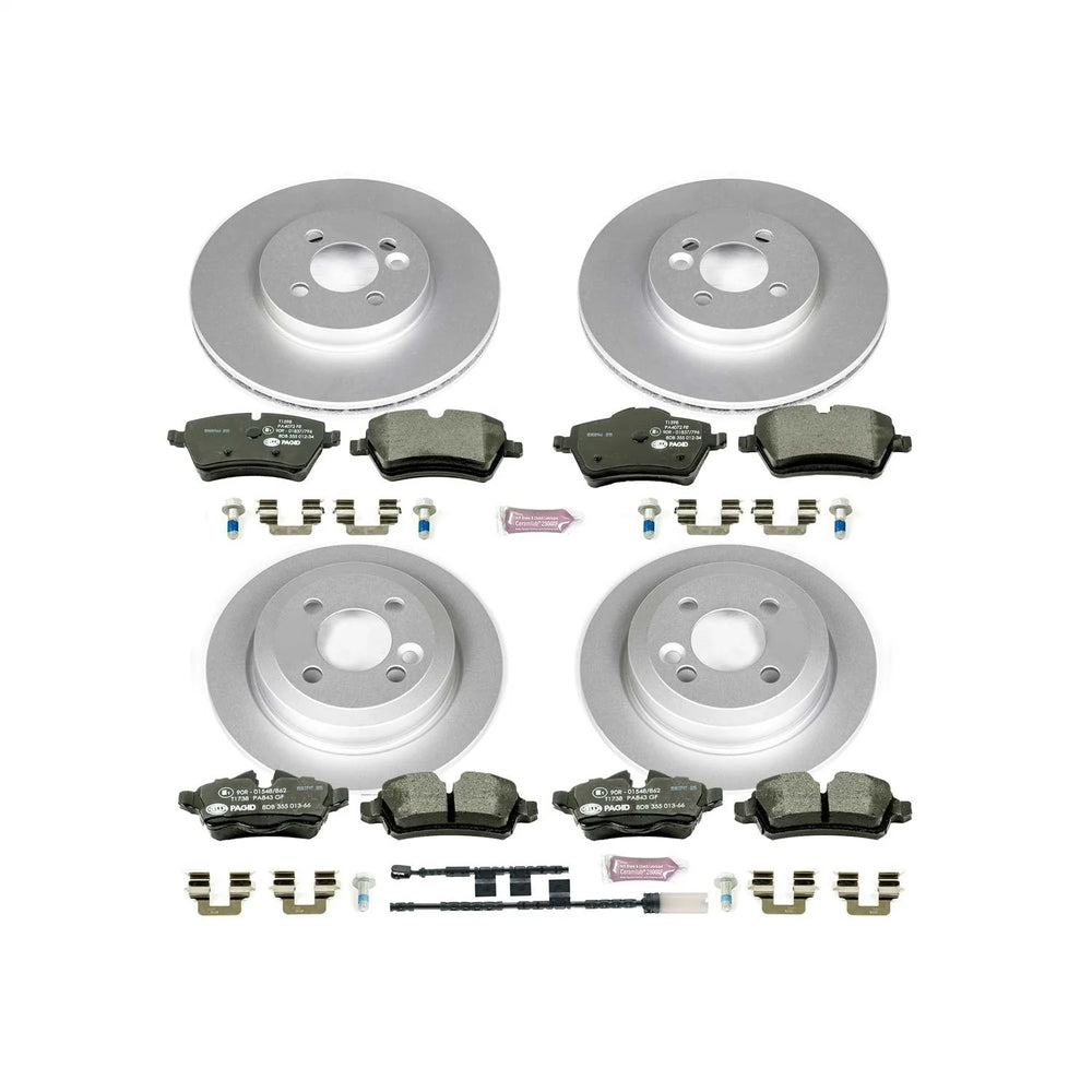 Power Stop 11-16 Mini Cooper Front & Rear Euro-Stop Brake Kit
