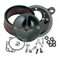 S&S Cycle 07-17 BT Stealth Air Cleaner Kit w/ Black Teardrop Cover
