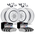 DFC 17-20 Buick Enclave Front & Rear Geospec Rotors w/4000 HybriDynamic Brake Pads w/Hardware
