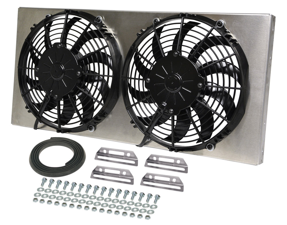 ~(8.1 lbs. 33X17X5)~ High Output Rad Dual Fan Assembly