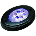 LED OVAL BOAT LIGHT KIT BLK. RGB LED 6PK.