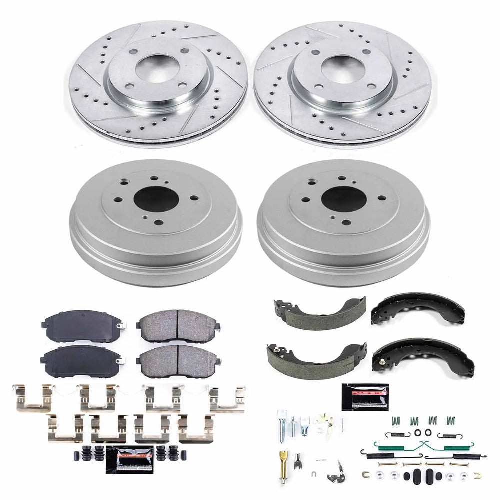 Power Stop 10-14 Nissan Cube Front & Rear Z23 Evolution Sport Brake Kit