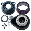 S&S Cycle 2007+ XL Sportster Models w/ Stock EFI Stealth Air Cleaner Kit w/ Chrome Teardrop Cover