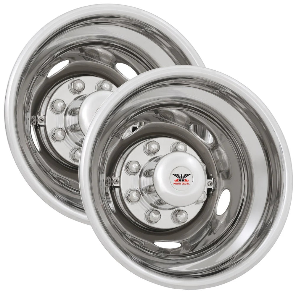 03C DODGE 3500 DUAL WHEEL 17IN 8LUG 5HH CUSTOM SIMULATOR REAR SET