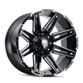 AT1903-20994M AMERICAN TRUXX BOOM AT1903 BLACK MILLED 20X9 8-170 -12MM 125.2MM