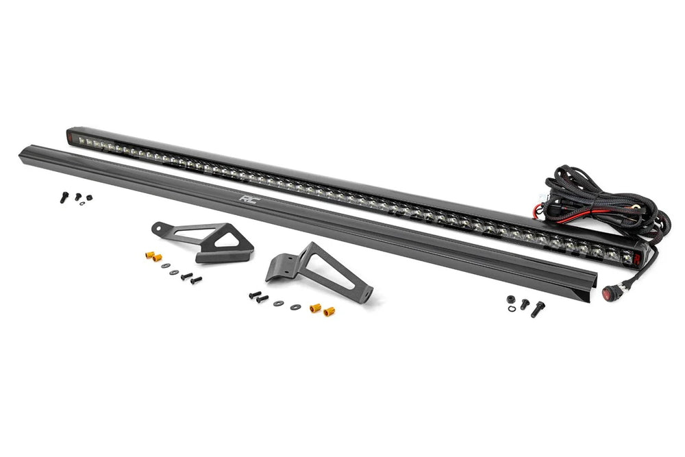 Rough Country LED Light Kit Front Mount 50 Black Single Row CFMOTO UFORCE 1000 96118