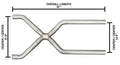 ~(23 lbs. 34X15X9)~ 3IN X Crossover -Universal