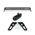 Cali Raised 14-24 Toyota 4Runner 32In Hidden Grille LED Light Bar Brackets - Combo Beam w/ LED Bar