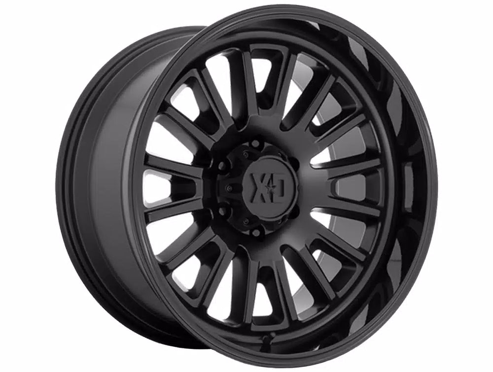 ROVER 20X9 6X5.5 00MM SATIN BLACK W/ GLOSS BLACK LIP