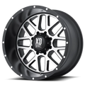 KMC XD SERIES XD820 GRENADE SATIN BLK W/MACH FACE 22x10 8X170 bp 4.56 b/s 24 of