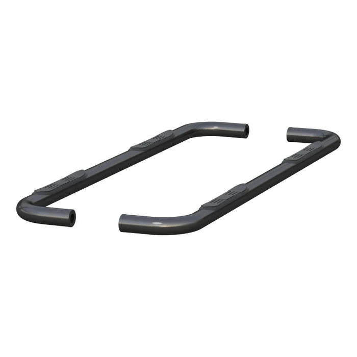 3IN ROUND SEMIGLOSS BLACK STAINLESS STEEL SIDE BARS