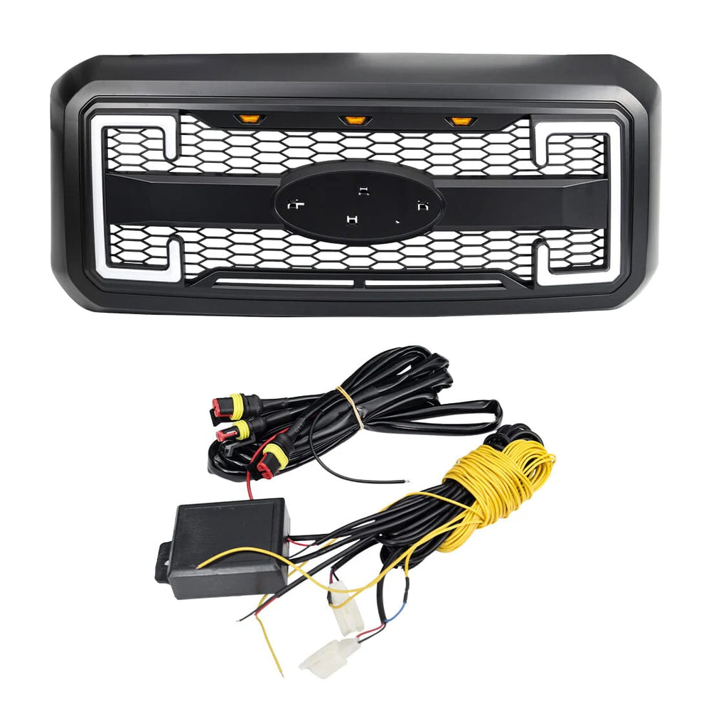 RAPTOR STYLE MESH GRILLE W/ AMBER L