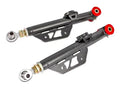 BMR 99-04 Ford Mustang Adj. Lower Control Arms Poly/Rod End Combo - Black Hammertone