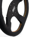 Touring Steering Wheel 13in D Shaped Suede