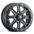 ITP Inertia Beadlock 14x7 / 4x137 BP / 30mm Offset Matte Black w/ Machined Accents Wheel
