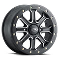 ITP Inertia Beadlock  14x7 / 4x137 BP / 50mm Offset Matte Black w/ Machined Accents Wheel