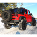 Heavy Duty Rear Bumper for 2007-2018 Jeep JK Wrangler w/D-Ring Holes RT Off Road
