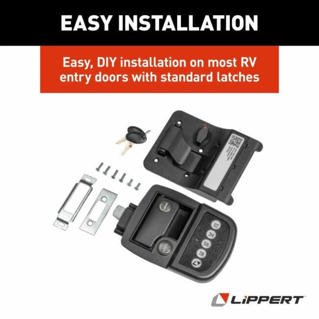 LIPPERT KEYLESS RV DOOR LOCK WITH BLUETOOTH RIGHT
