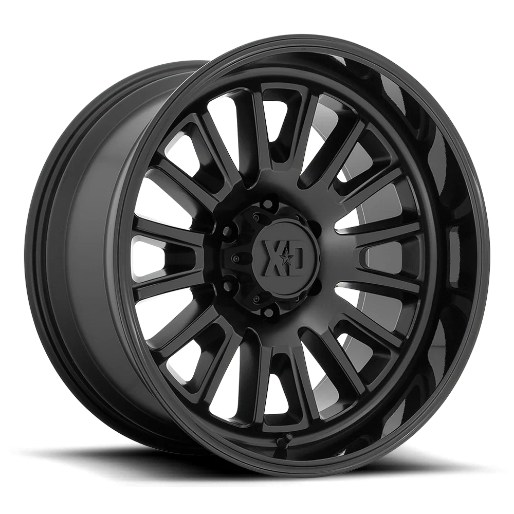 ROVER 20X9 8X170 18MM SATIN BLACK W/ GLOSS BLACK LIP