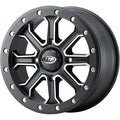 ITP Inertia Beadlock 14x7 / 4x137 BP / 40mm Offset Matte Black w/ Machined Accents Wheel