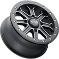 ITP Inertia Beadlock 14x7 / 4x137 BP / 40mm Offset Matte Black w/ Machined Accents Wheel