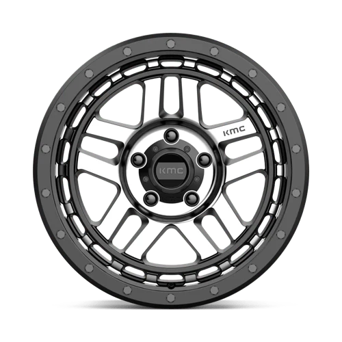 KMC Wheels black auto part