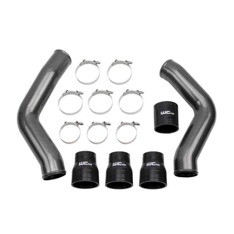 2013-2018 6.7L Cummins Driver Side 3.5in Intercooler Pipe Kit Flat Black