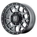 XD127 18X9 6X5.5 M-GRY BLK-RING -12MM