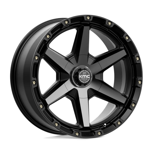 KMC Wheels black auto part