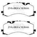 EBC 2020+ Audi A8 quattro D5 4.0T/Electric (60) Bluestuff Front Brake Pads