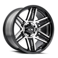 Cast Aluminum Wheels 147 BM 17x9 Machined Black 8 On 170 Bolt Pattern 0 Offset ION Wheels