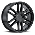 Raceline 158B Impulse 20x8.5in / 5x110/5x115 BP / 15mm Offset / 72.62mm Bore - Gloss Black Wheel