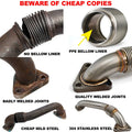 01-22 GM 6.6L Duramax Replacement Up-Pipe (passenger Side) for OEM Exhaust Manifold