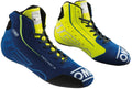 OMP TECNICA SHOES my2025 FIA 8856-2018 BLUE / YELLOW SZ 47
