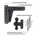 2.5" HEAVY DUTY 6" DROP/RISE