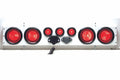 36IN ROUND LIGHTS 4 & 7 PIN CONNECTION WHITE LIGHT BARSUPER MINI